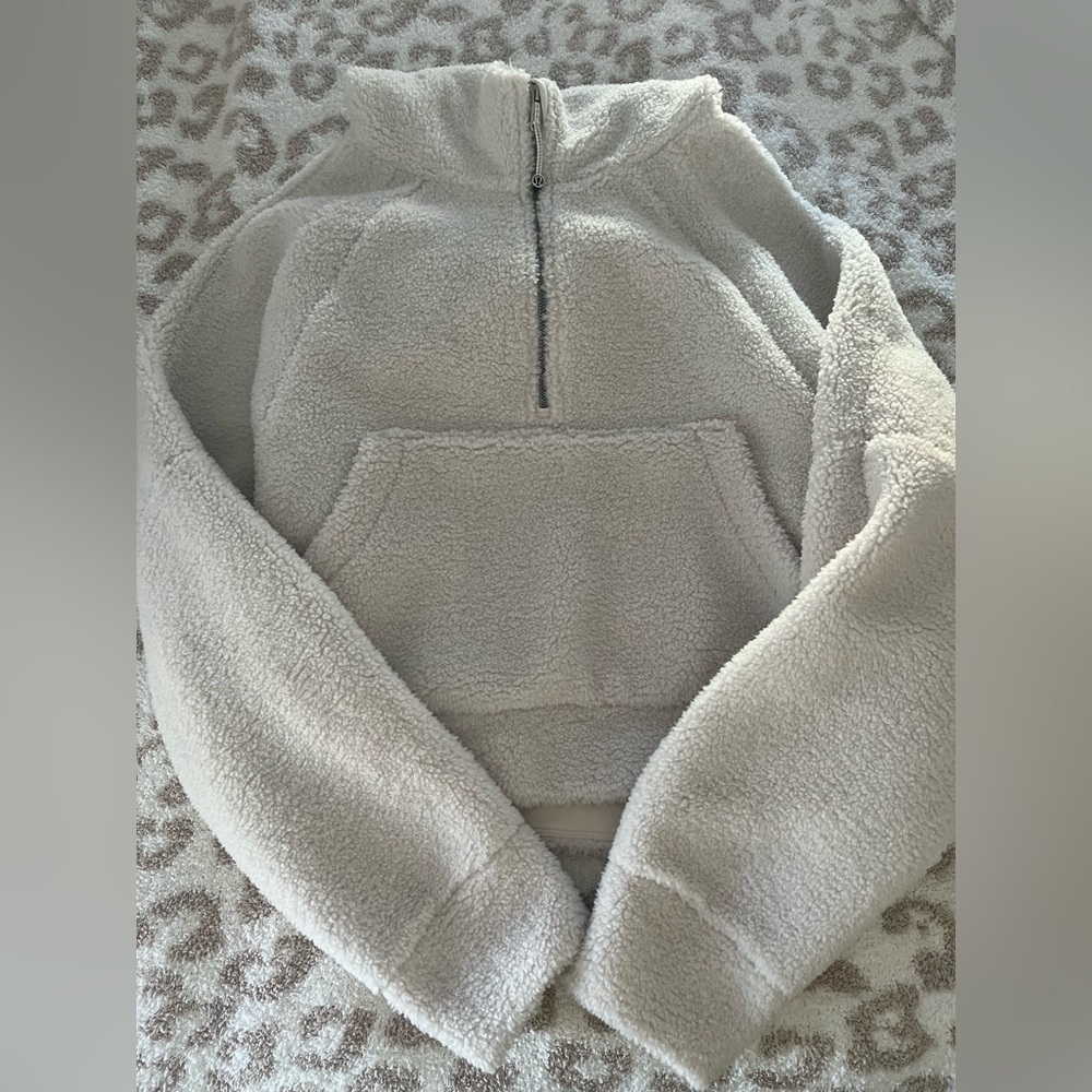 Lululemon scuba oversized half zip fleece hoodie
